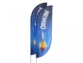 Beachflags Round Orangina